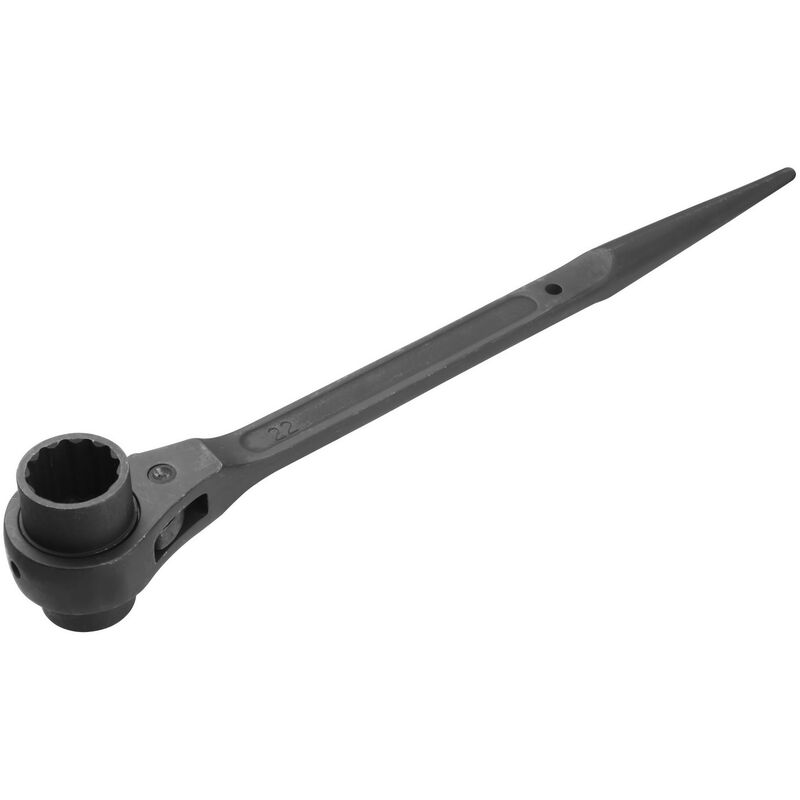 foto del prodotto tolsen chiave a cricchetto per ponteggio in acciaio 19 mm x 22 mm 15296t