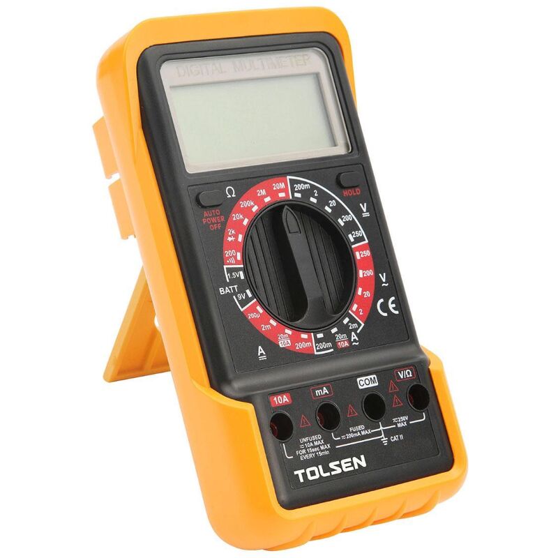 foto del prodotto tolsen tester digitale iec 61010 cat ii