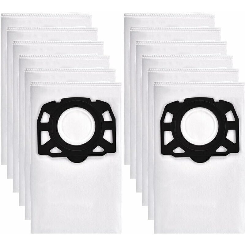 foto del prodotto tonchean 12 sacchetti per aspirapolvere per karcher wd4 wd5 wd6, adatti per aspirapolvere karcher mv4, mv5, mv6 per liquidi e solidi