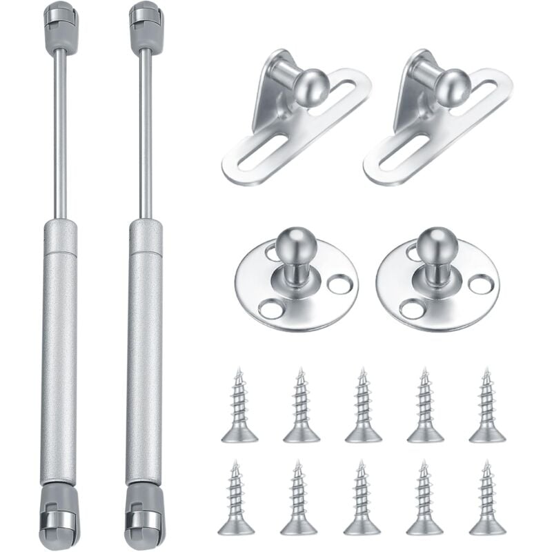 foto del prodotto tonchean 2 confezioni di molle a gas, molla a gas pneumatica da 60 n per mobili, pistoni per porte da cucina, pistone a gas per porte, cerniera per