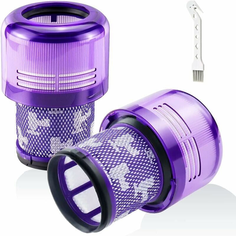 foto del prodotto tonchean 2 pezzi di filtri sono adatti per dyson v11 absolute extra pro, v11 couple driving animals, v15 detect aspirapolvere senza aspirapolvere