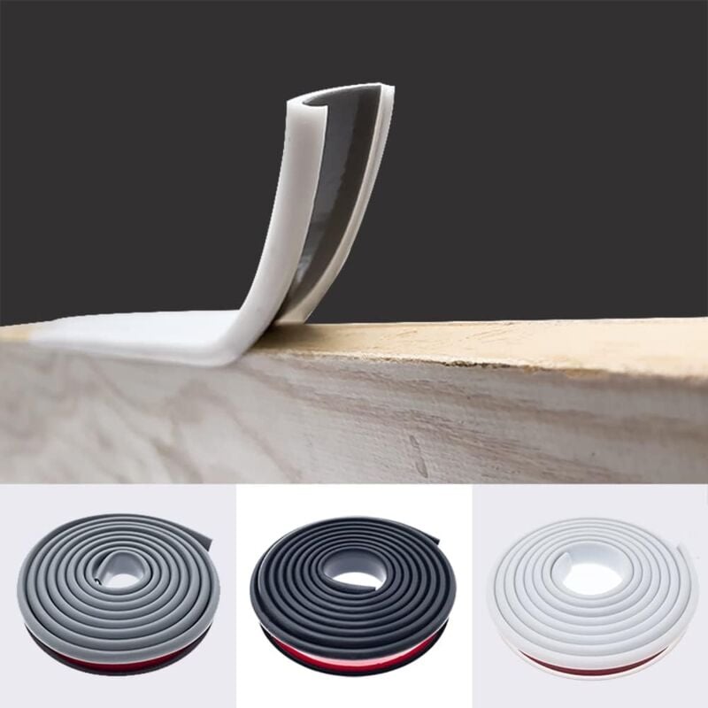 foto del prodotto tonchean 2m 16mm u forma melaminico adesivo bordo bianco no iron rovere controsoffitto impiallacciatura legno tpe gomma morbida bordo per mobili