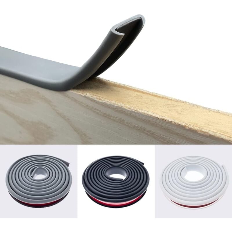 foto del prodotto tonchean 2m 18mm u forma melaminica bordo adesivo grigio no ferro rovere controsoffitti in gomma morbida tpe impiallacciatura di legno bordo