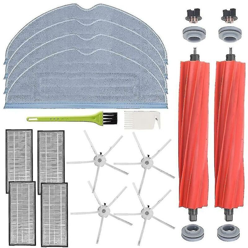 foto del prodotto tonchean accessori per aspirapolvere robot xiaomi roborock s7 s7 plus s7 maxv s7 maxv ultra s7 pro ultra t7s t7s plus g10, con spazzola principale,