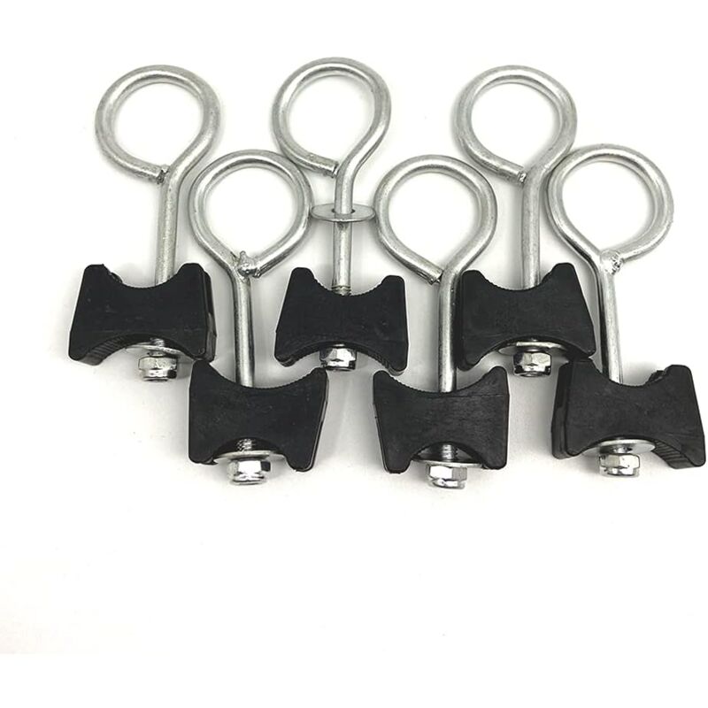 foto del prodotto tonchean accessori per trampolini, viti per trampolini, viti di fissaggio per trampolini, confezione da 6, adatte a trampolini grandi e piccoli.