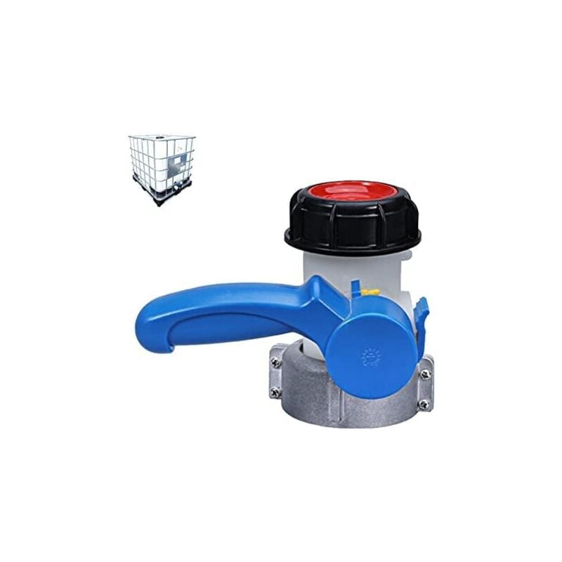 foto del prodotto tonchean adattatore universale ibc, adattatore valvola di intercettazione ibc, valvola di scarico universale ibc, adattatore valvola a farfalla,