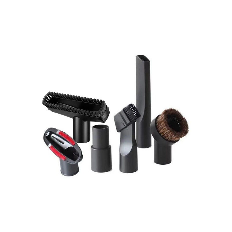 foto del prodotto tonchean adatto per accessori per aspirapolvere philips midea, set di sei pezzi di testina di aspirazione pp due in uno, spazzola rotonda diametro