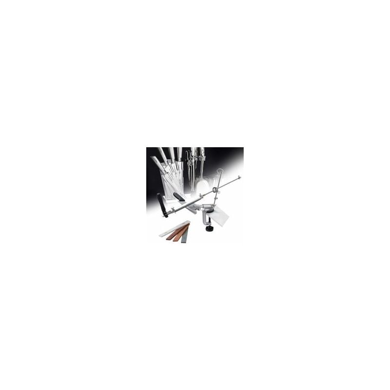 foto del prodotto tonchean affilacoltelli professionale con 4 mole, affilacoltelli professionale ad angolo fisso rotante rx 008, set di utensili per affilatura da