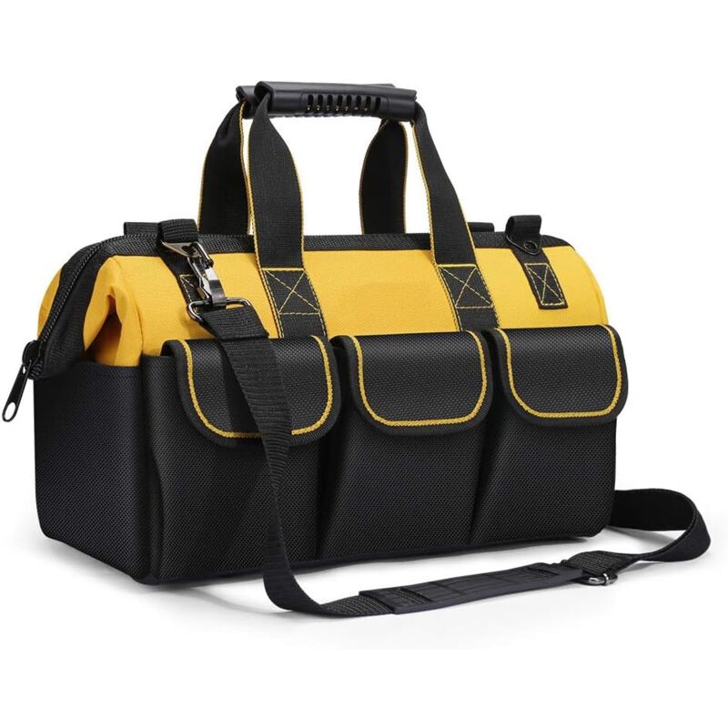 foto del prodotto tonchean borsa portautensili organizer per borsa portautensili con tracolla regolabile organizer per borsa portautensili per fai da te e stoccaggio