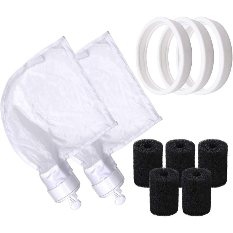 foto del prodotto tonchean borse in nylon con chiusura a zip per pneumatici di scorta in gomma morbida polaris 280 e 480 solo spazzola in schiuma per coda robot