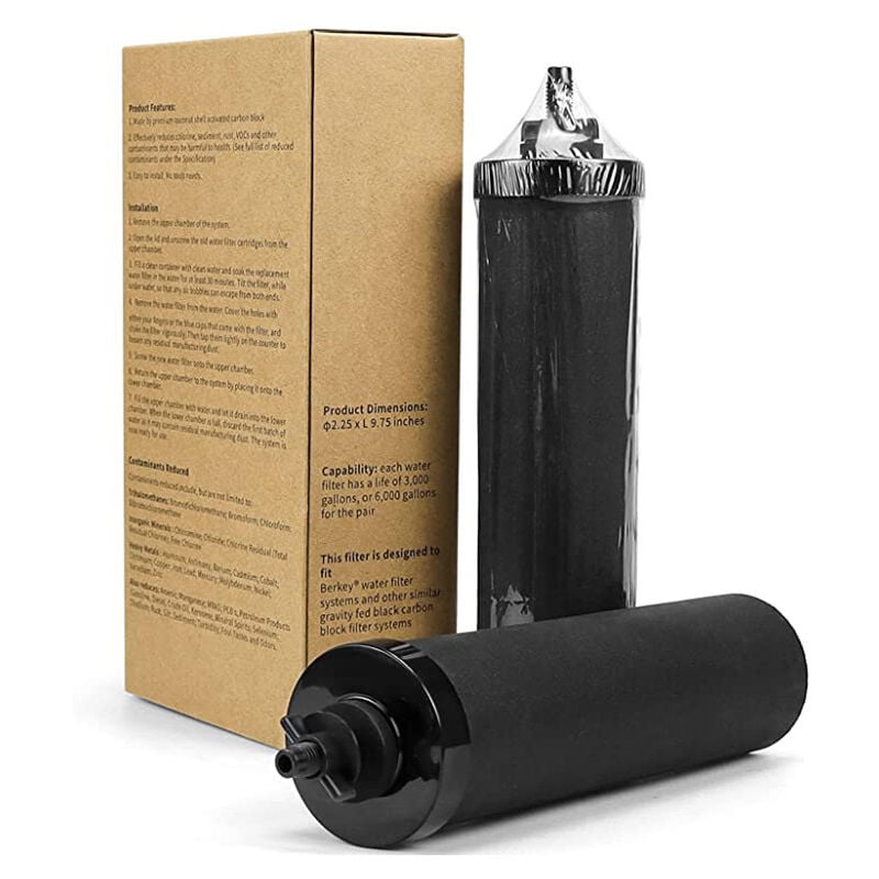 foto del prodotto tonchean cartuccia filtro acqua, filtro di ricambio per sistema di filtraggio acqua a gravit per casa, campeggio all aperto, escursionismo,
