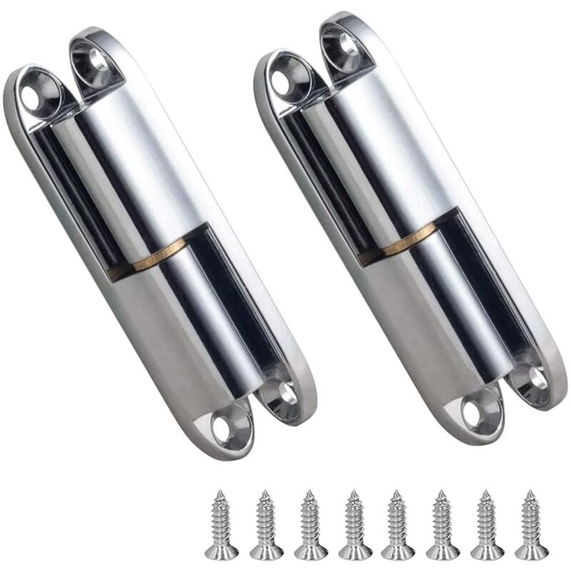 foto del prodotto tonchean cerniere per ante di armadi, 2 pezzi, cerniere per ante con viti, cerniere in acciaio inox 231 1, rimovibili, per mobili per la casa,