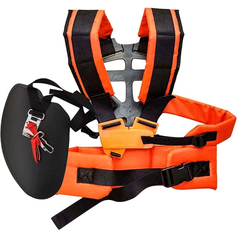 foto del prodotto tonchean comoda imbracatura regolabile, pratica e comoda imbracatura a tracolla per decespugliatore, tosaerba, accessorio universale per macchine