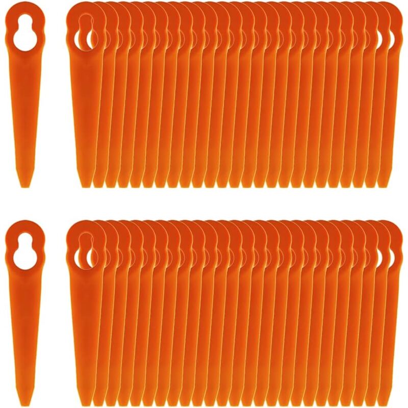 foto del prodotto tonchean confezione da 100 lame compatibili per stihl polycut 2 2 polycut 3 2, fsa 45 fsa 57 fse 52, lame in plastica per decespugliatore a