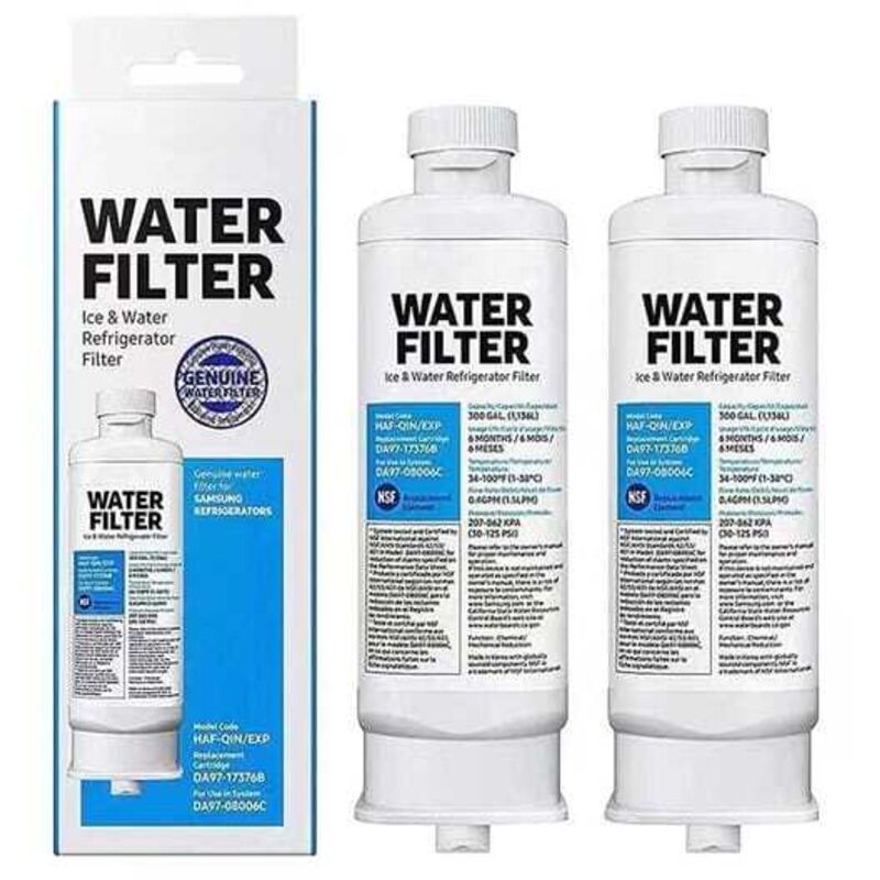 foto del prodotto tonchean confezione da 2 filtri per l acqua di ricambio per frigorifero samsung da97 17376b da97 08006c