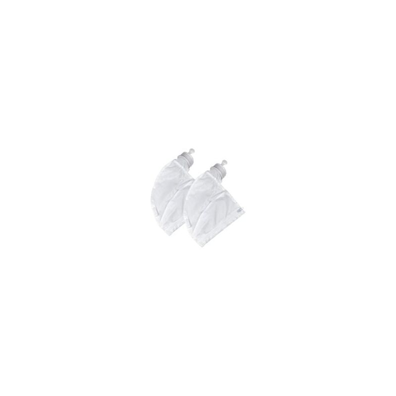 foto del prodotto tonchean confezione da 2 sacchetti filtro per pulitori per piscine polaris 280 e 480, design con cerniera regolabile in bianco