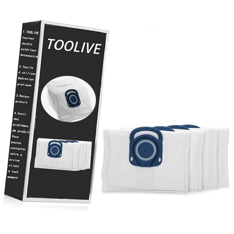 foto del prodotto tonchean confezione da 4 sacchetti hygiene di rowenta, compatibili con gli aspirapolvere a traino compact power, power xxl, silence force, x trem