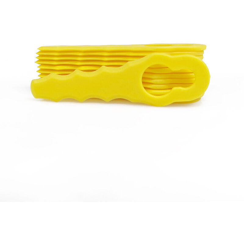 foto del prodotto tonchean confezione da 50 lame di ricambio compatibili con ryobi trimmer, testine a doppia lama seghettata rac155 rac157 rac158