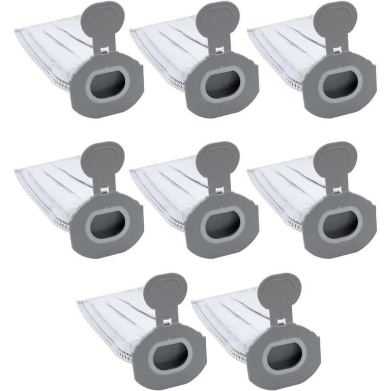 foto del prodotto tonchean confezione da 8 sacchetti per aspirapolvere fp7 per vorwerk, sacchetti per aspirapolvere compatibili con vorwerk kobold vk7 fp7, sacchetto