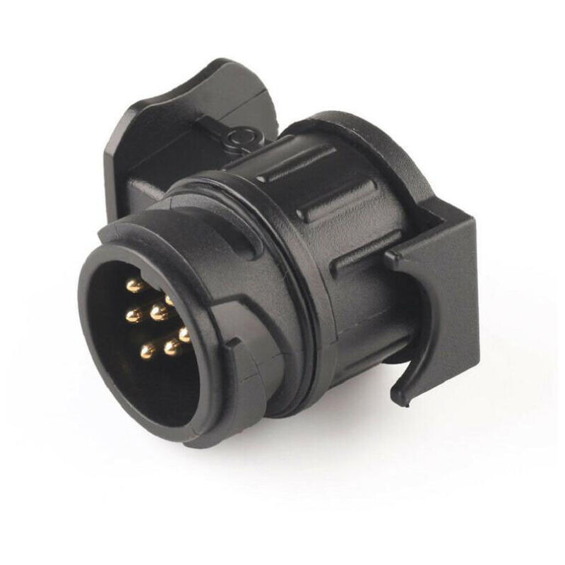 foto del prodotto tonchean connettore per rimorchio impermeabile da 13 pin a 7 pin nero