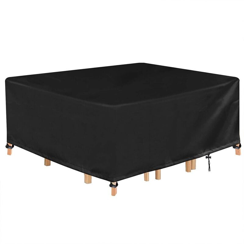 foto del prodotto tonchean copertura per mobili da giardino 213 x 131 x 74 cm 210d oxford copertura protettiva copertura per tavolo impermeabile antivento pioggia