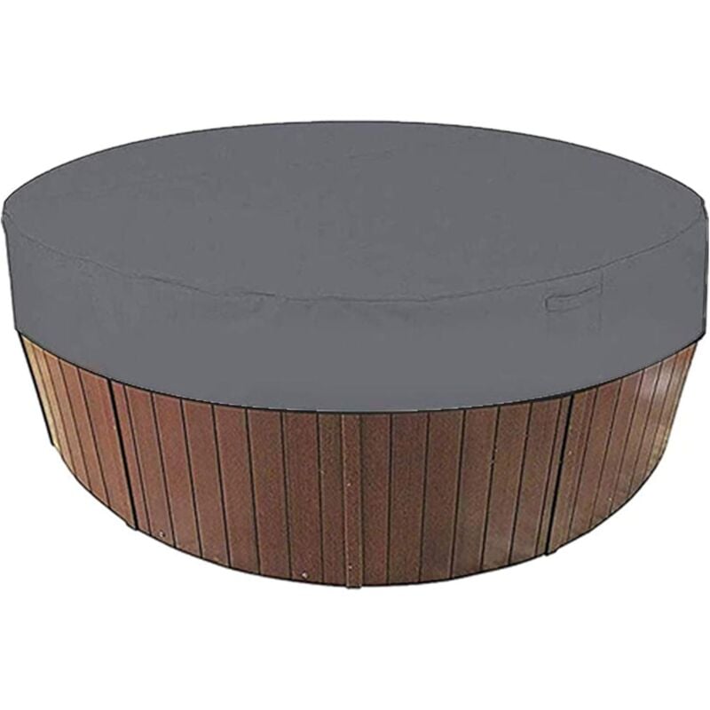 foto del prodotto tonchean copertura solare per piscina rotonda, 100 resistente ai raggi uv, impermeabile, 190t, per vasca idromassaggio esterna, 200x30cm 190x30cm