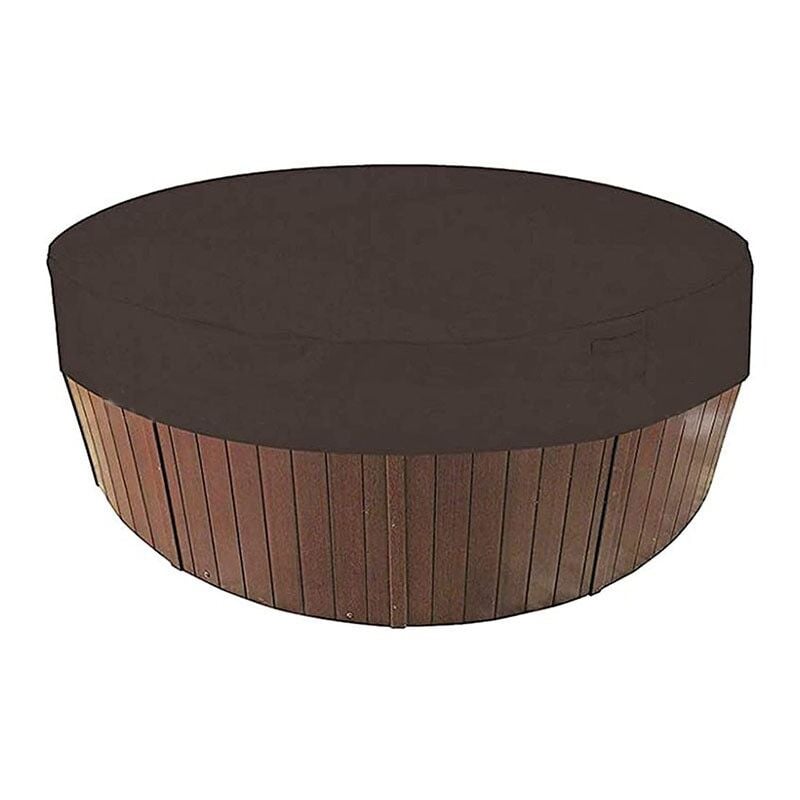 foto del prodotto tonchean copertura solare per piscina rotonda, 100 resistente ai raggi uv, impermeabile, 190t, per vasca idromassaggio esterna, 200x30cm 190x30cm
