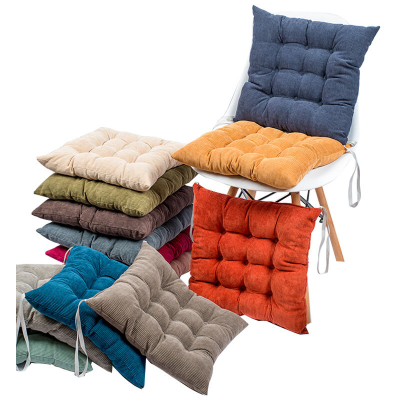 foto del prodotto tonchean cuscini per sedie set di 6 cuscini per sedie 40x40, cuscini decorativi per sedie, cuscini da giardino, poliestere colore casuale 