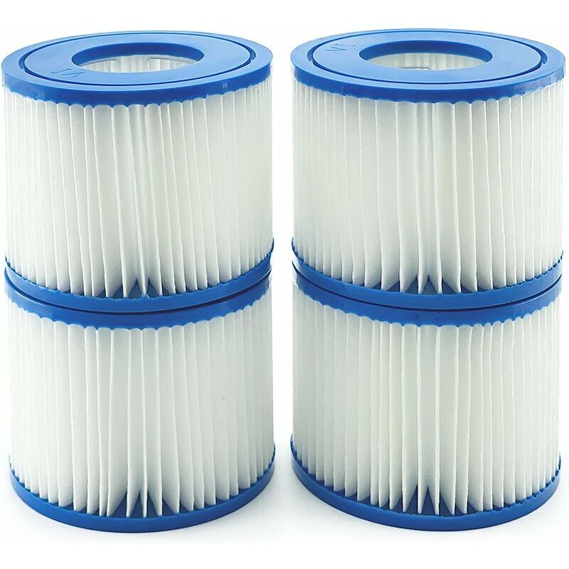 foto del prodotto tonchean elementi filtranti vi per bestway lay z spa, elementi di ricambio bw58323 per bestway 58239 4 pezzi 
