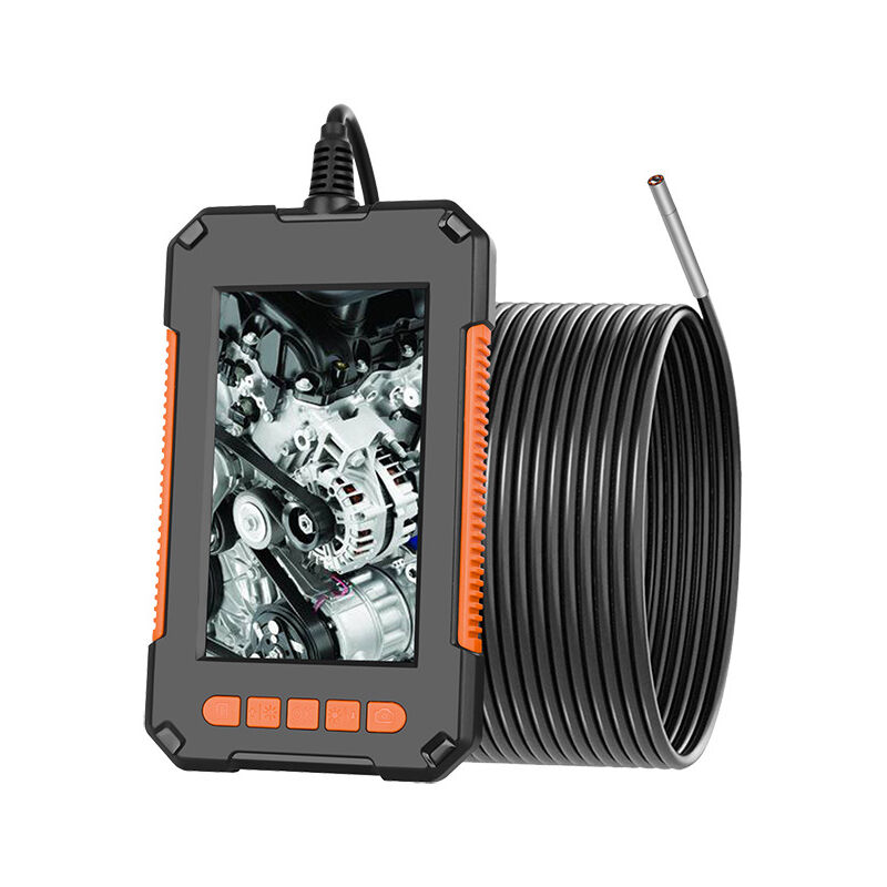 foto del prodotto tonchean endoscopio industriale, telecamera endoscopica, endoscopio digitale a doppia lente hd 1080p, schermo lcd da 4,3 pollici, ip67 impermeabile