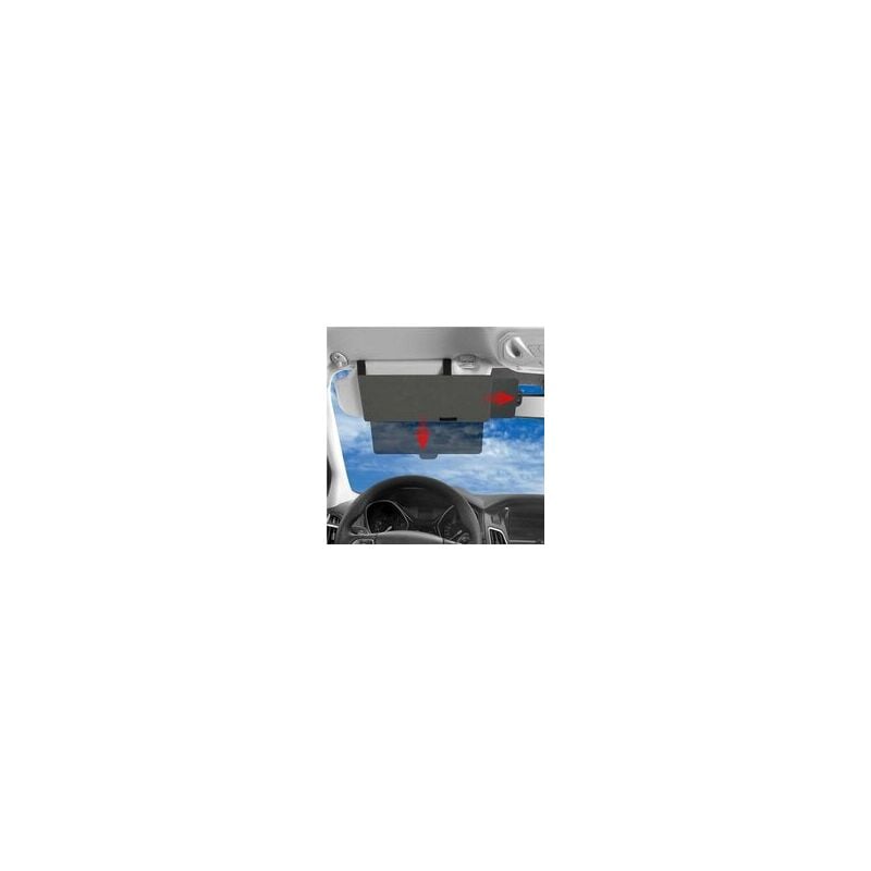 foto del prodotto tonchean estensione parasole per auto, estensione parasole antiriflesso per auto, protezione uv per sedile conducente o passeggero anteriore, un