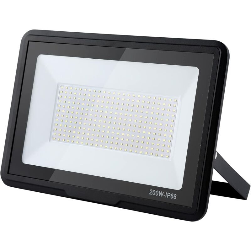 foto del prodotto tonchean faretto led per esterni, 200w 25000lm faretto led per esterni, 6000k ip66 illuminazione di sicurezza impermeabile per giardino, garage,