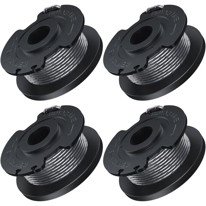 foto del prodotto tonchean filo per decespugliatore compatibile con bosch, adatto per decespugliatori a batteria, contiene 4 pezzi f016800569 bobina per