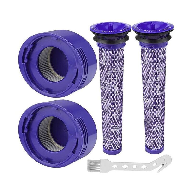 foto del prodotto tonchean filtro per dyson v8 v7, filtri di ricambio lavabili per aspirapolvere dyson e animal, con 2 post filtri hepa, 2 pre filtri, 1 strumento di