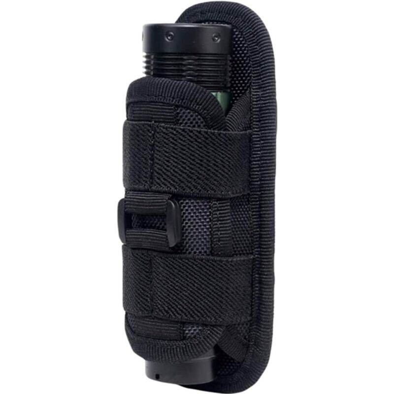 foto del prodotto tonchean fondina per torcia tattica girevole a 360 gradi, fondina per cintura, supporto per torcia portatile, accessori per illuminazione da