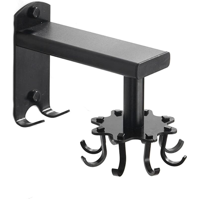foto del prodotto tonchean gancio girevole da parete per cucina, portautensili da cucina girevole a 360 , portautensili da cucina a parete con 8 ganci per bagno e