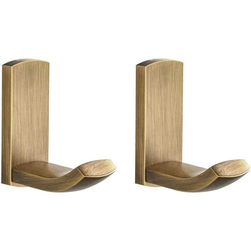 foto del prodotto tonchean gancio per asciugamani in ottone anticato, gancio per accappatoio, attaccapanni multiuso per bagno e cucina, montaggio a parete, bronzo