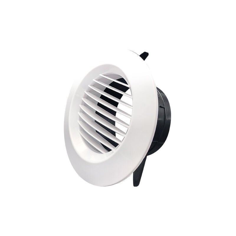foto del prodotto tonchean - griglia di ventilazione regolabile copertura di ventilazione rotonda in plastica copertura della ventola supporto del disco copertura della griglia di ventilazione aria di scarico (75 mm)