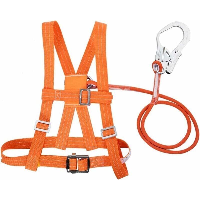 foto del prodotto tonchean kit imbracatura di sicurezza, imbracatura di sicurezza anticaduta imbracatura di sicurezza a tutta altezza imbracatura di protezione