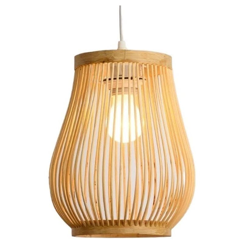 foto del prodotto tonchean lampada a sospensione, lampada da corridoio a forma di zucca retr , lampada a sospensione a soffitto con luce singola, lampada a