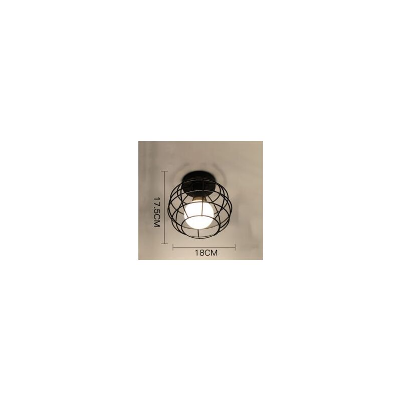 foto del prodotto tonchean lampada da parete geometrica in ferro battuto per soggiorno, cucina, soppalco, sala da pranzo, bar lampadina non inclusa , luce bianca