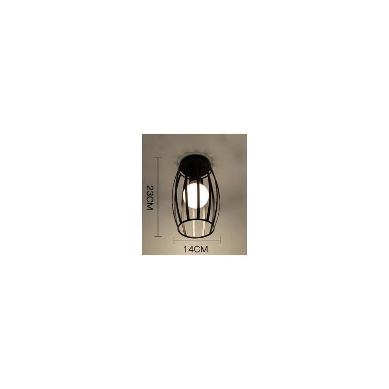 foto del prodotto tonchean lampada da parete geometrica in ferro battuto per soggiorno, cucina, soppalco, sala da pranzo, bar lampadina non inclusa , luce bianca