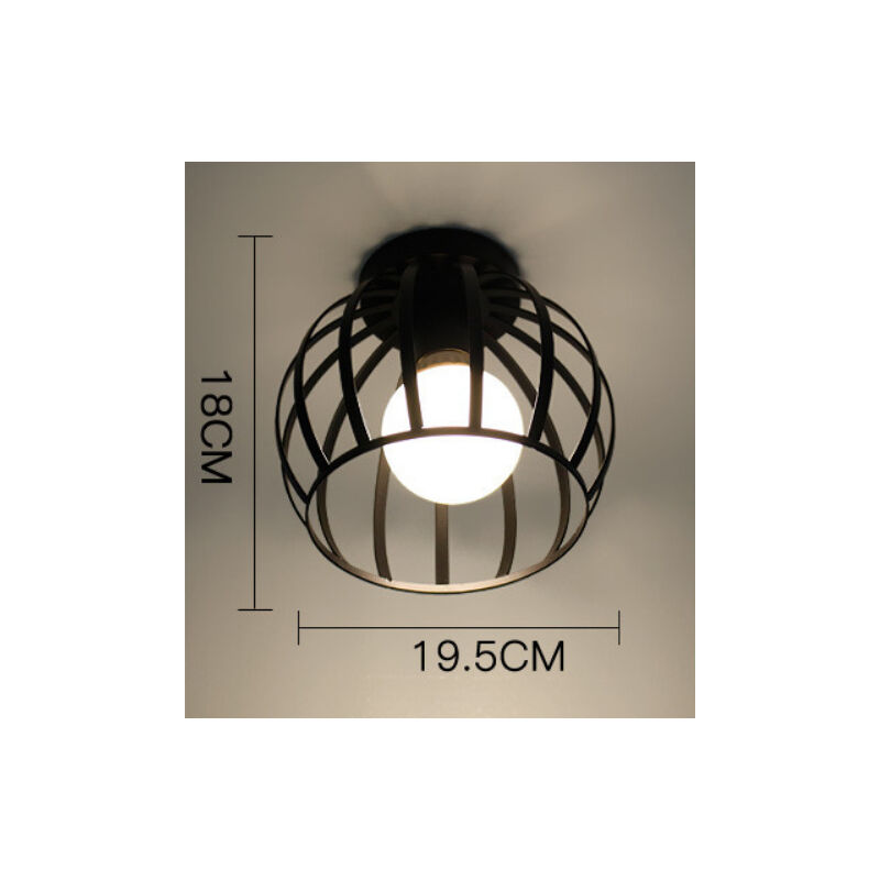 foto del prodotto tonchean lampada da parete geometrica in ferro battuto per soggiorno, cucina, soppalco, sala da pranzo, bar lampadina non inclusa , testa di