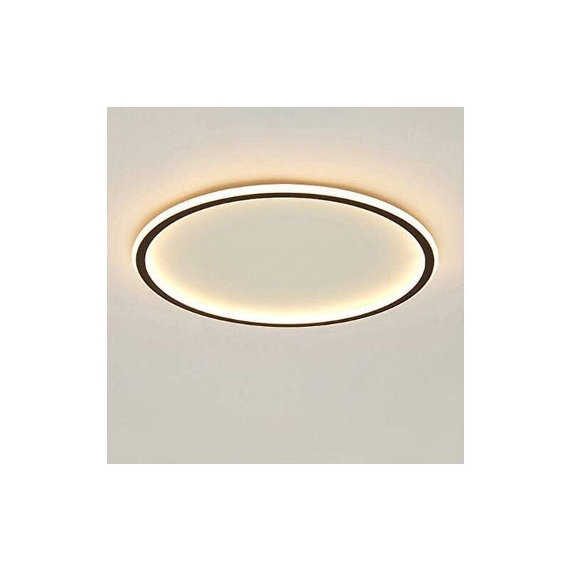 foto del prodotto tonchean lampada da soffitto rotonda a led dimmerabile, luce ad anello a tre colori che cambia, lampada moderna alla moda per soggiorno, casa,