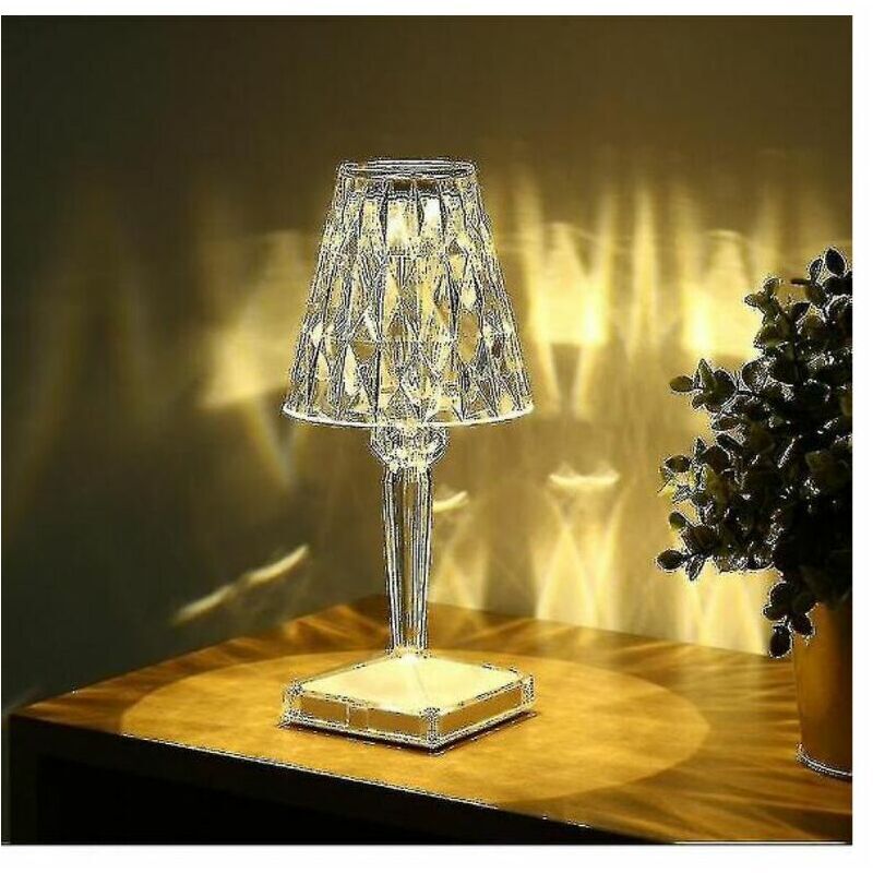 foto del prodotto tonchean lampade da tavolo luce notturna luce notturna in cristallo