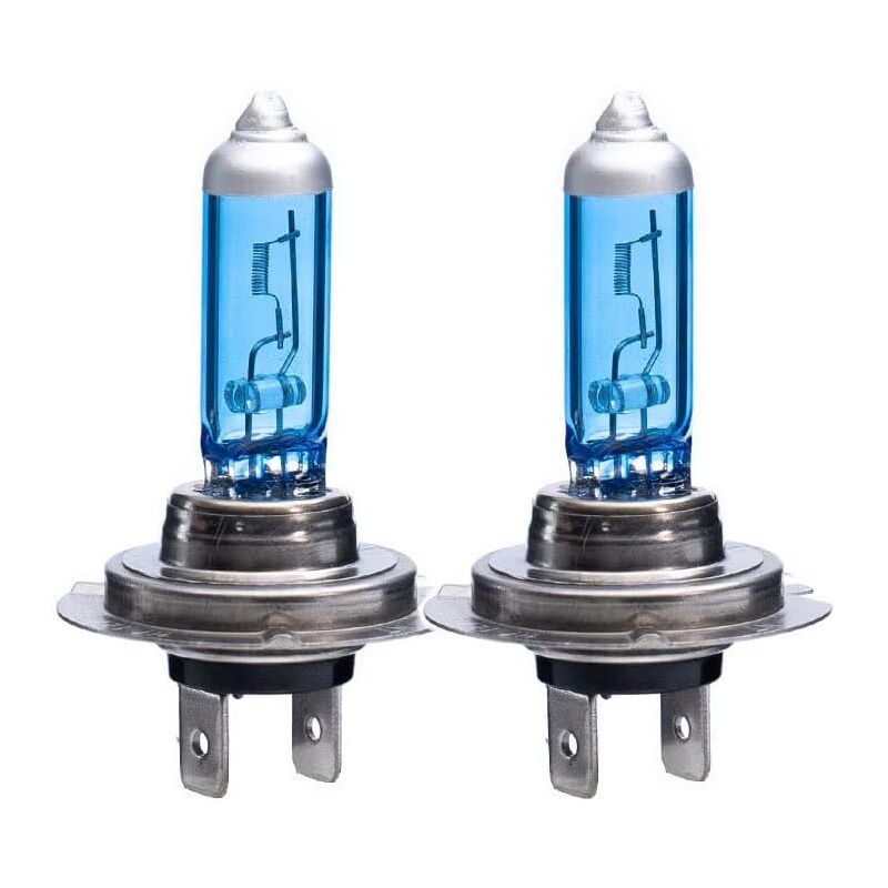 foto del prodotto tonchean lampadine per fari h1 h3 h4 h7 9005 9007 55w 100w 5000k 12v super bright white sostituzione per fari anteriori auto fendinebbia h7 100w 