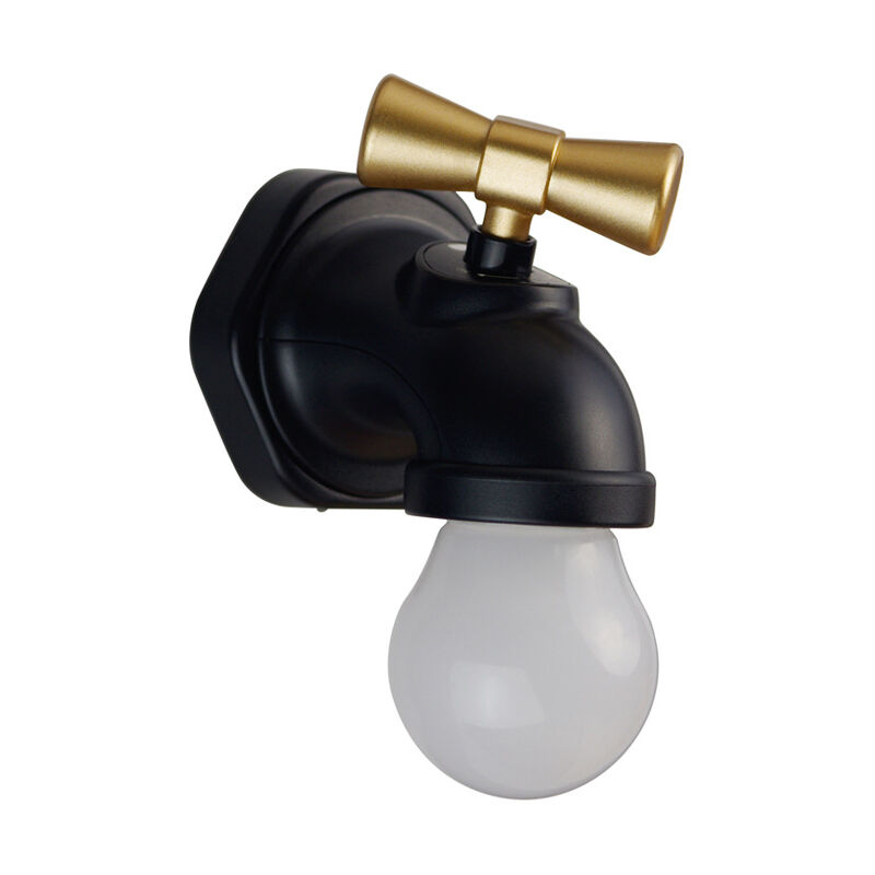 foto del prodotto tonchean luce notturna creativa intelligente con rubinetto, luce a induzione con ricarica usb, luce da comodino a led, luce con controllo vocale
