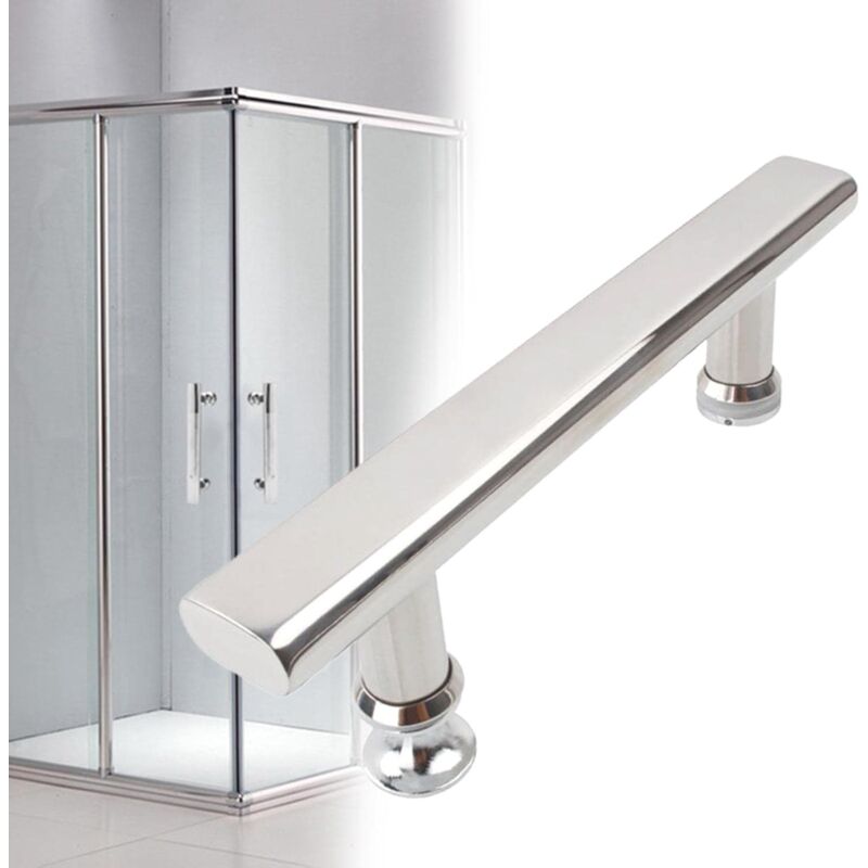 foto del prodotto tonchean maniglie o manopole per porta doccia in acciaio inox cromato per box doccia 145mm