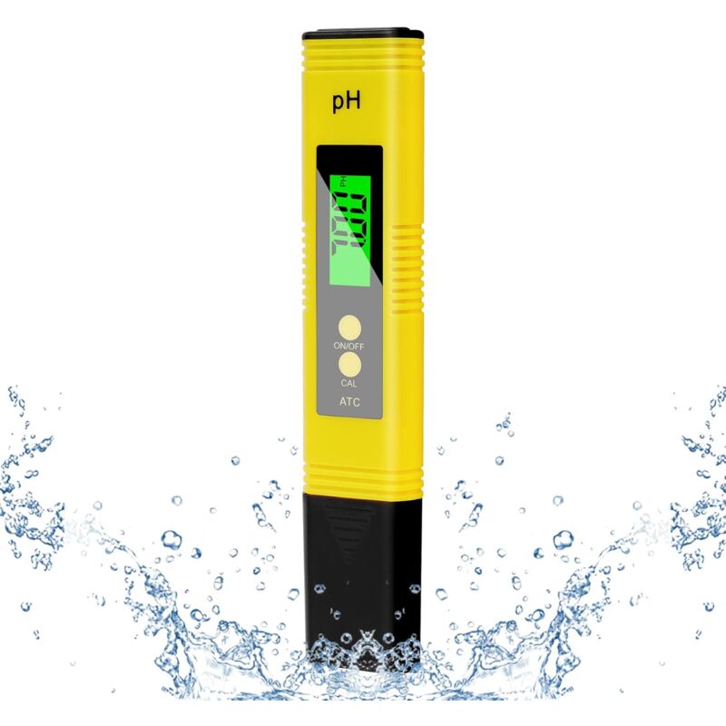 foto del prodotto tonchean misuratore di ph digitale 4 in 1, tester di ph 4 in 1, misuratore di ph con display lcd, alta precisione, risoluzione 0,01, tester di