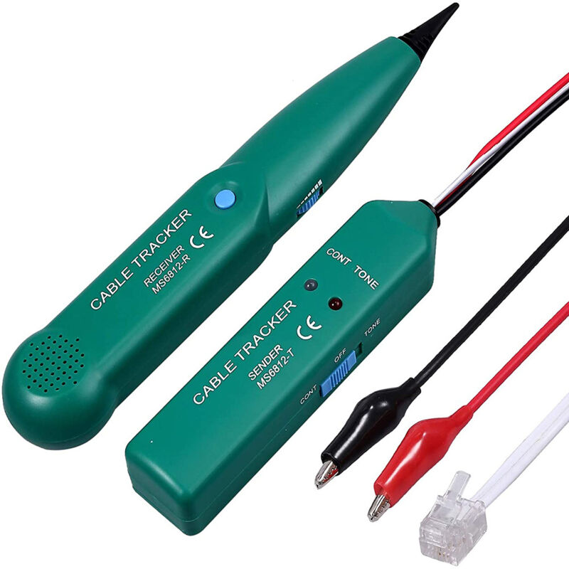 foto del prodotto tonchean ms6812 rilevatore di tensione del cavo telefonico tester per cavi di rete batteria non inclusa 